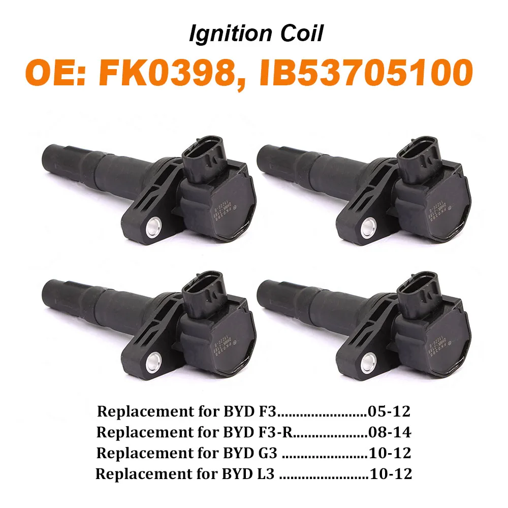 4шт FK0398 IB 53705100 Катушка зажигания FK0398 FK 044412305 473QE 3705100 Высокое качество для BYD F3 F6 G3 G6 M6 РЕЗЬБА G3R F3R 2008-2018
4шт FK0398 IB 53705100 Катушка зажигания FK0398 FK 044412305 473QE 3705100 Высокое качество для BYD F3 F6 G3 G6 M6 РЕЗЬБА G3R F3R 2008-2018