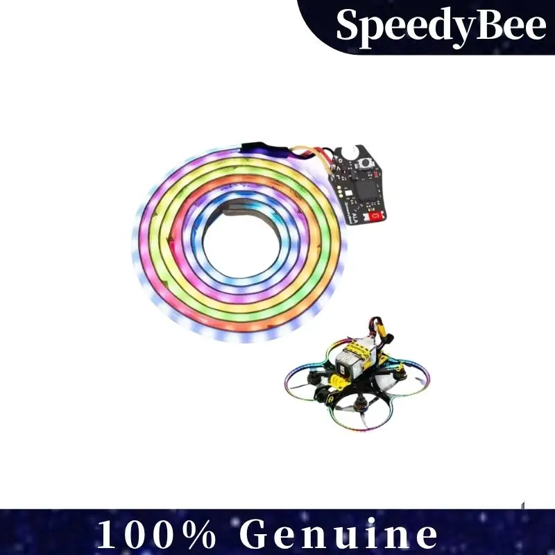 SpeedyBee Bee35 Meteor LED V2 High Brightness RGB Lighting System for FPV Drones and RC Models with Multiple Effects
SpeedyBee Bee35 Meteor LED V2 High Brightness RGB Lighting System for FPV Drones and RC Models with Multiple Effects