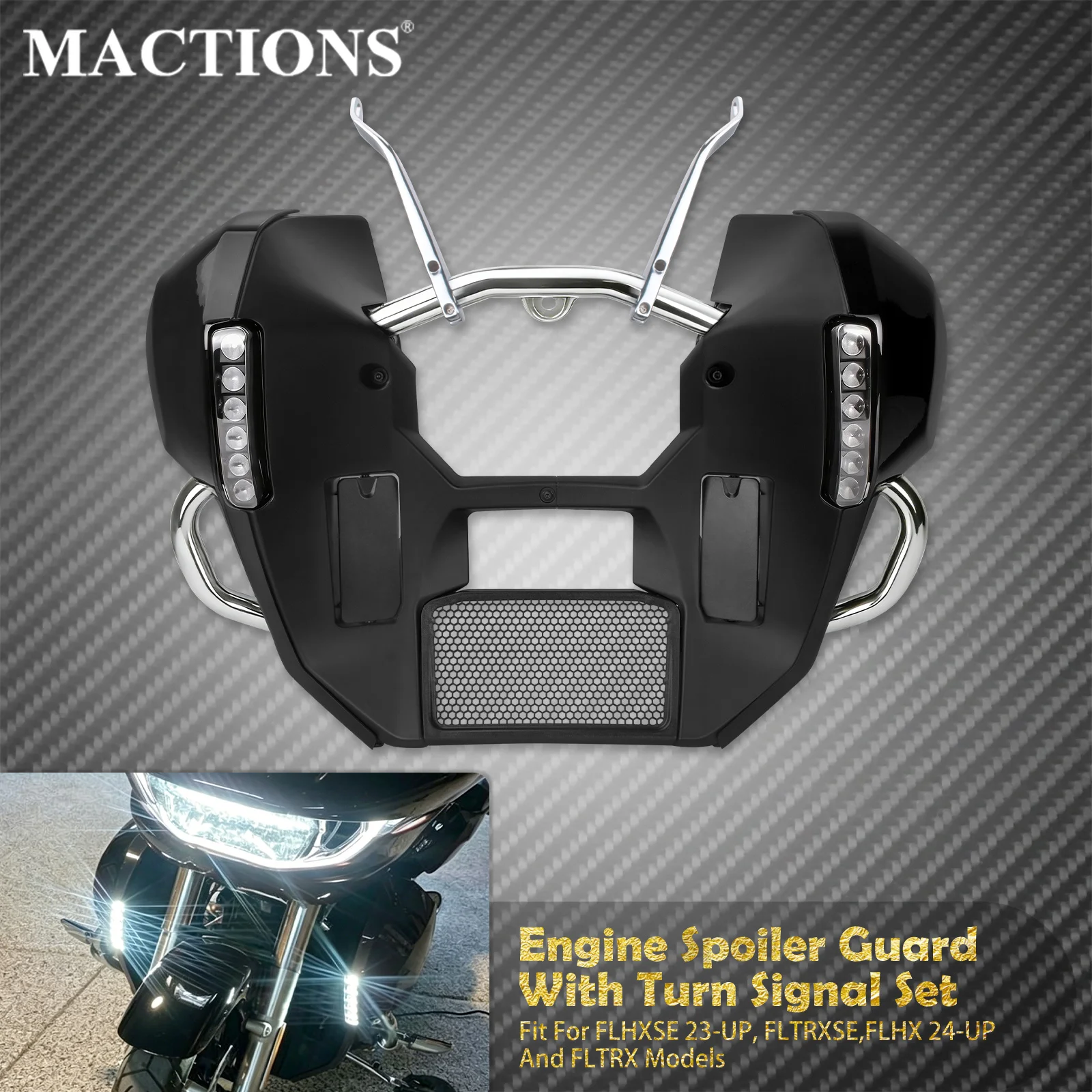 Motorcycle Fairing Lowers Engine Guard Frame Support Extended Chin Kits For Harley Touring 2023-Up Street Road Glide FLHX FLTRX
Motorcycle Fairing Lowers Engine Guard Frame Support Extended Chin Kits For Harley Touring 2023-Up Street Road Glide FLHX FLTRX