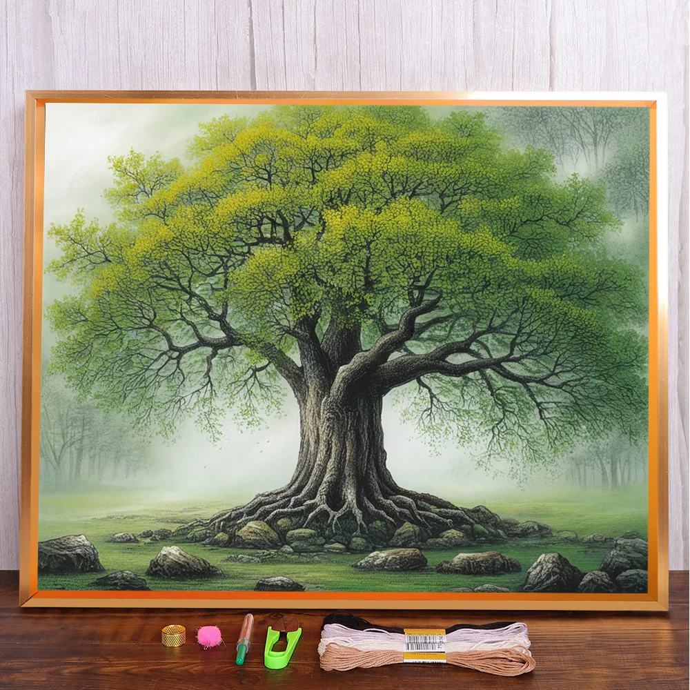 Scenery Fantasy Tree Printed Cross-Stitch Full Kit DIY Embroidery Handiwork Painting Needlework Handicraft Sales Jewelry Mulina
Scenery Fantasy Tree Printed Cross-Stitch Full Kit DIY Embroidery Handiwork Painting Needlework Handicraft Sales Jewelry Mulina