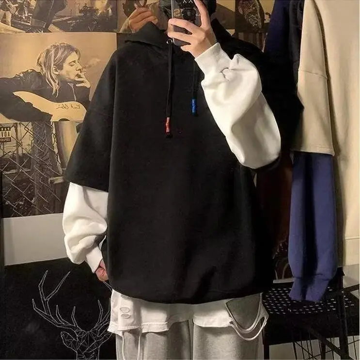 Men's Hoodie Sweatirt Fce Lined Oversized Patchwork Casual Outerwear American Sle Heavyweight Trendy Jaet
Men's Hoodie Sweatirt Fce Lined Oversized Patchwork Casual Outerwear American Sle Heavyweight Trendy Jaet
