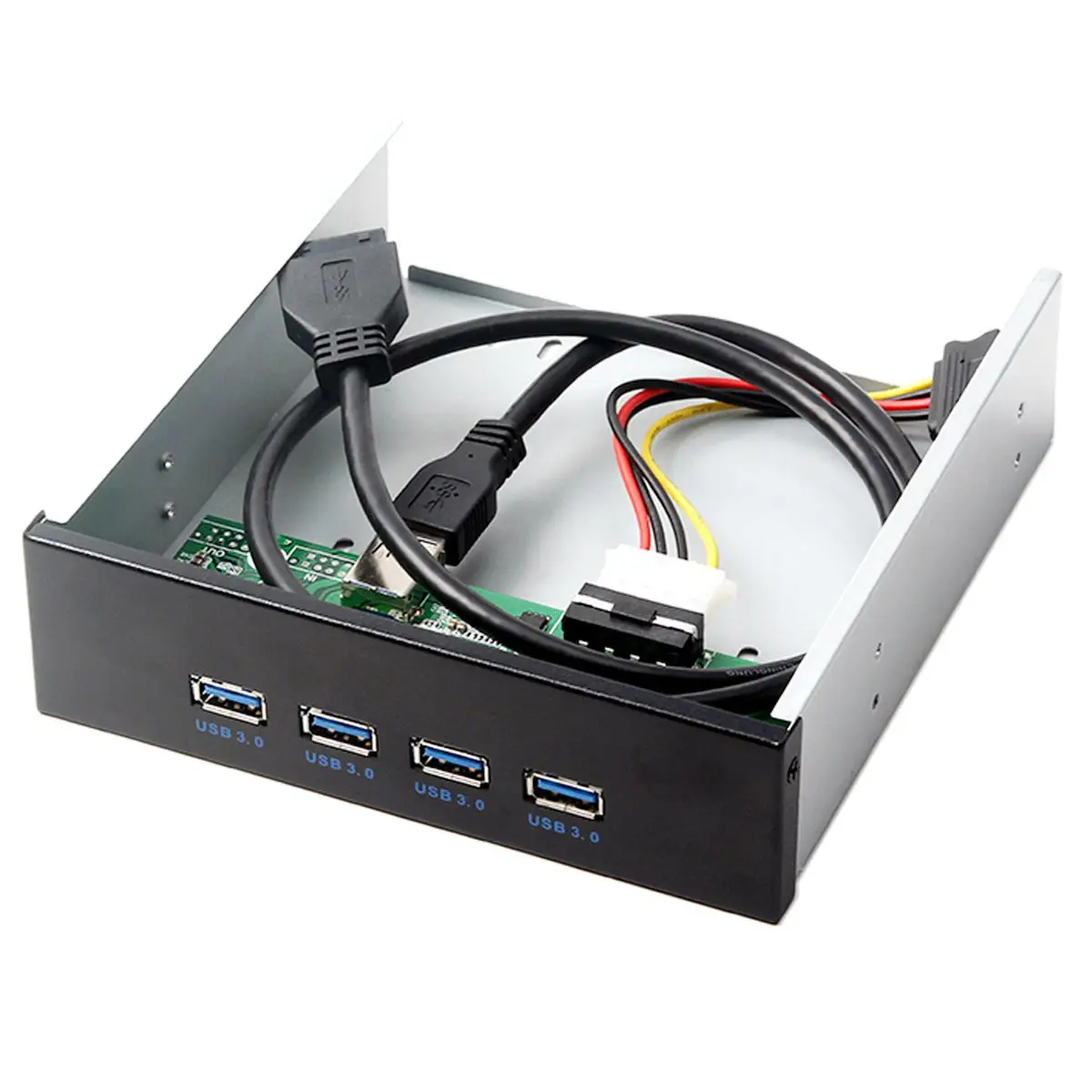 USB 3,0 HUB 4 порта Передняя панель для материнской платы 20-контактный Соединительный кабель для 5,25 дюйма CD-ROM Bay
USB 3,0 HUB 4 порта Передняя панель для материнской платы 20-контактный Соединительный кабель для 5,25 дюйма CD-ROM Bay