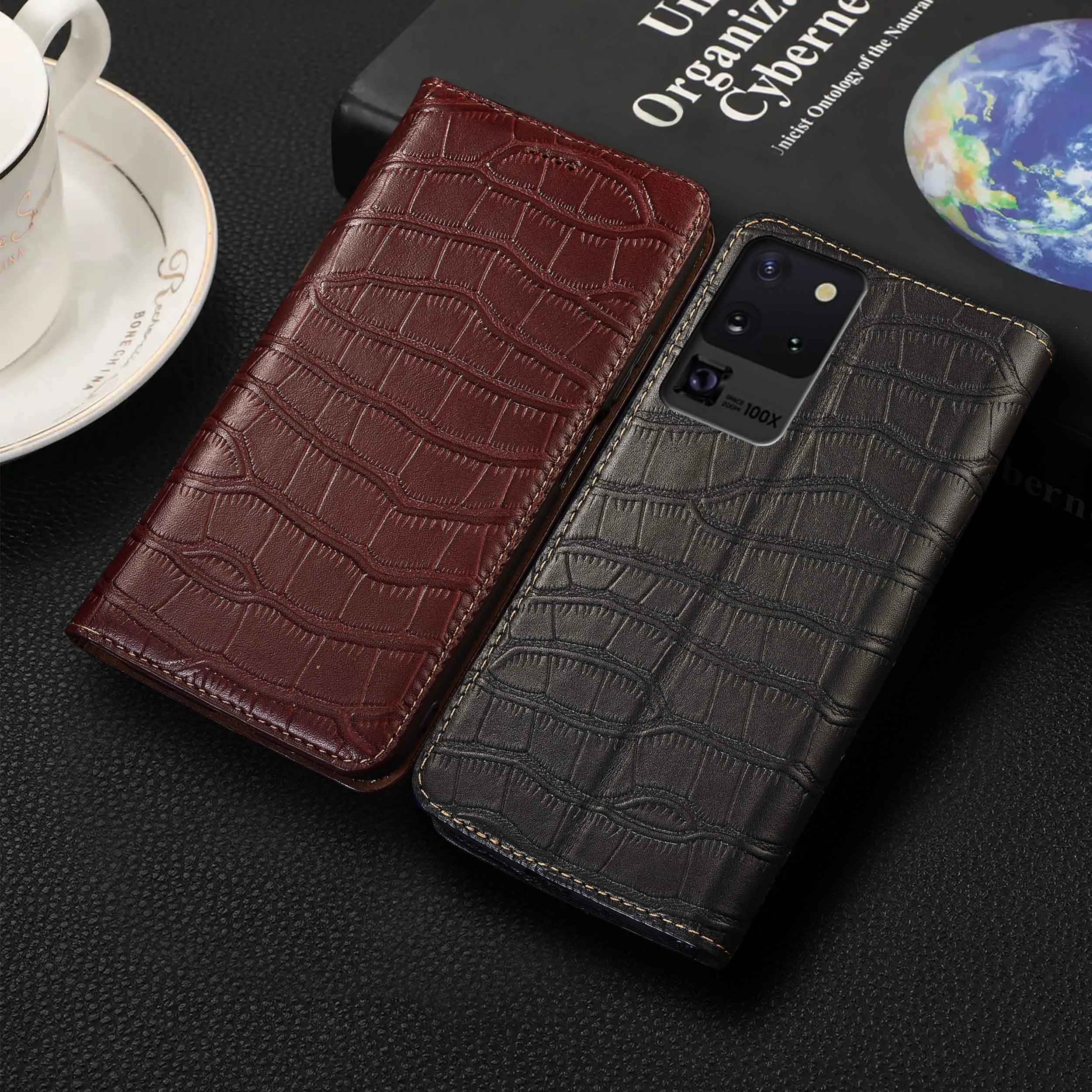 For Samsung Galaxy S6 S7 S8 S9 S10 S10E S20 4G 5G Lite Plus Ultra FE Crocodile Belly Pattern Of Genuine Leather Flip Phone Case
For Samsung Galaxy S6 S7 S8 S9 S10 S10E S20 4G 5G Lite Plus Ultra FE Crocodile Belly Pattern Of Genuine Leather Flip Phone Case