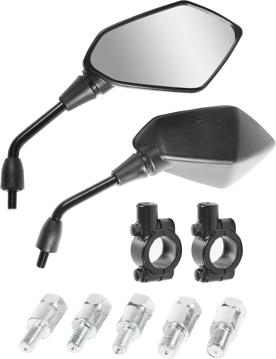 Motorcycle Mirrors Handlebar Rear View Side Mirrors with M8 M10 Bolt Fits Bike Scooter ATV UTV Dirt Bike
Motorcycle Mirrors Handlebar Rear View Side Mirrors with M8 M10 Bolt Fits Bike Scooter ATV UTV Dirt Bike