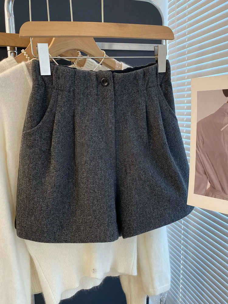 Женские твидовые брюки-кюлоты с высокой талией Ele ey, повседневные, весенне-осенние, в корейском стиле, универсальные, стройнящие, с широкими штанинами
Женские твидовые брюки-кюлоты с высокой талией Ele ey, повседневные, весенне-осенние, в корейском стиле, универсальные, стройнящие, с широкими штанинами