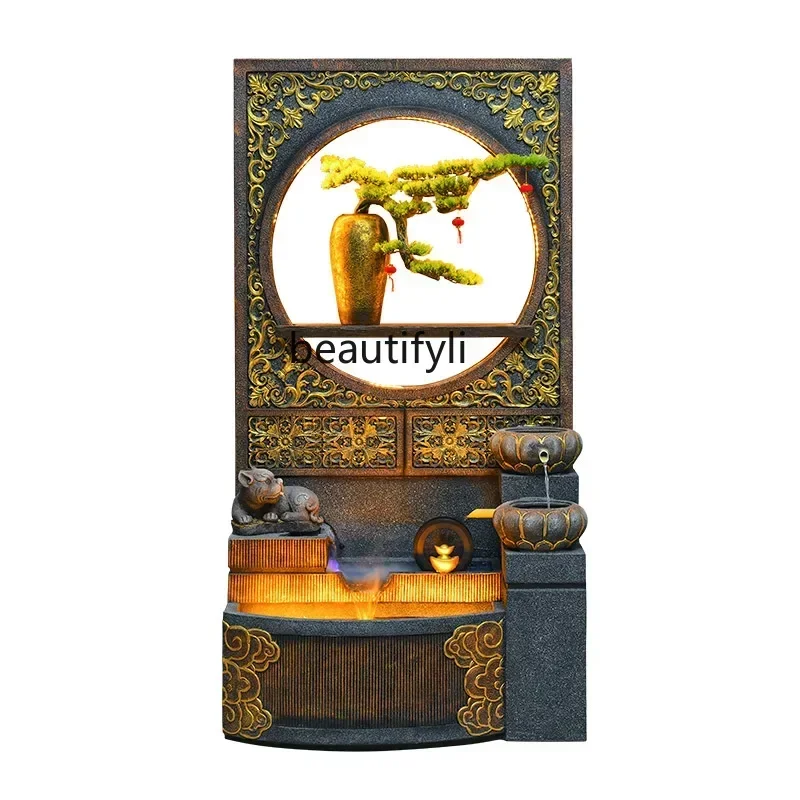 Asmt52 New Chinese rockery flowing water screen ornament living room office lucky fountain circulating water feature2003
Asmt52 New Chinese rockery flowing water screen ornament living room office lucky fountain circulating water feature2003