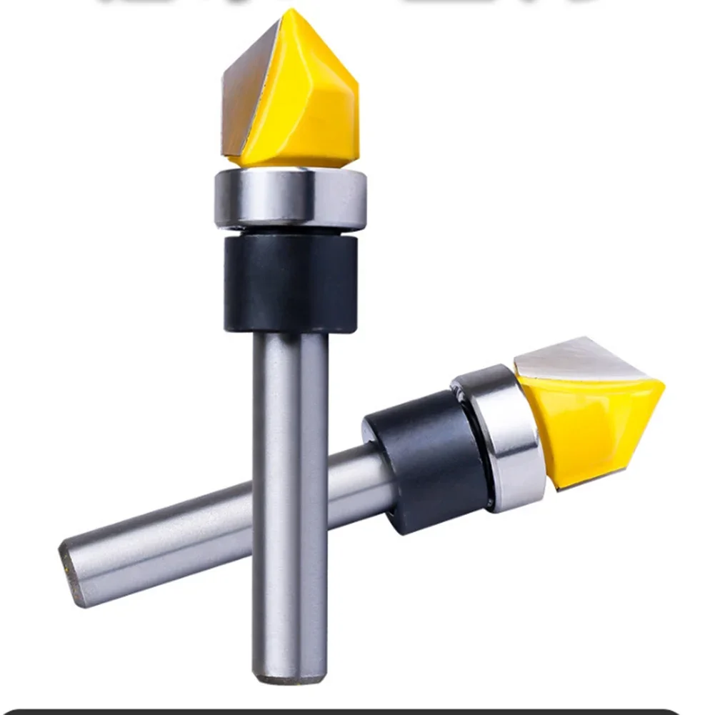 V Type Cutter Bit With Bearing Router Bit Woodworking Milling Cutter For Wood Bit Face Mill Carbide Cutter End Mill
V Type Cutter Bit With Bearing Router Bit Woodworking Milling Cutter For Wood Bit Face Mill Carbide Cutter End Mill