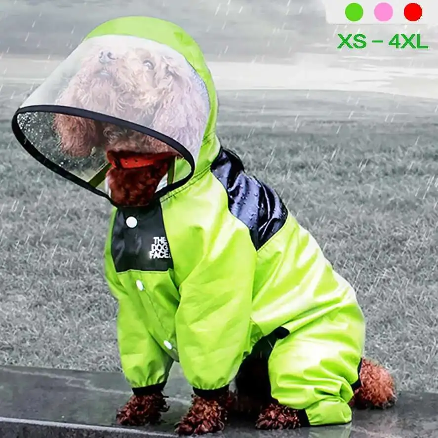 Raincoat The Face Jumpsuit Waterproof Dog Jacket Water Resistant Clothes For Dogs Pet Coat
Raincoat The Face Jumpsuit Waterproof Dog Jacket Water Resistant Clothes For Dogs Pet Coat