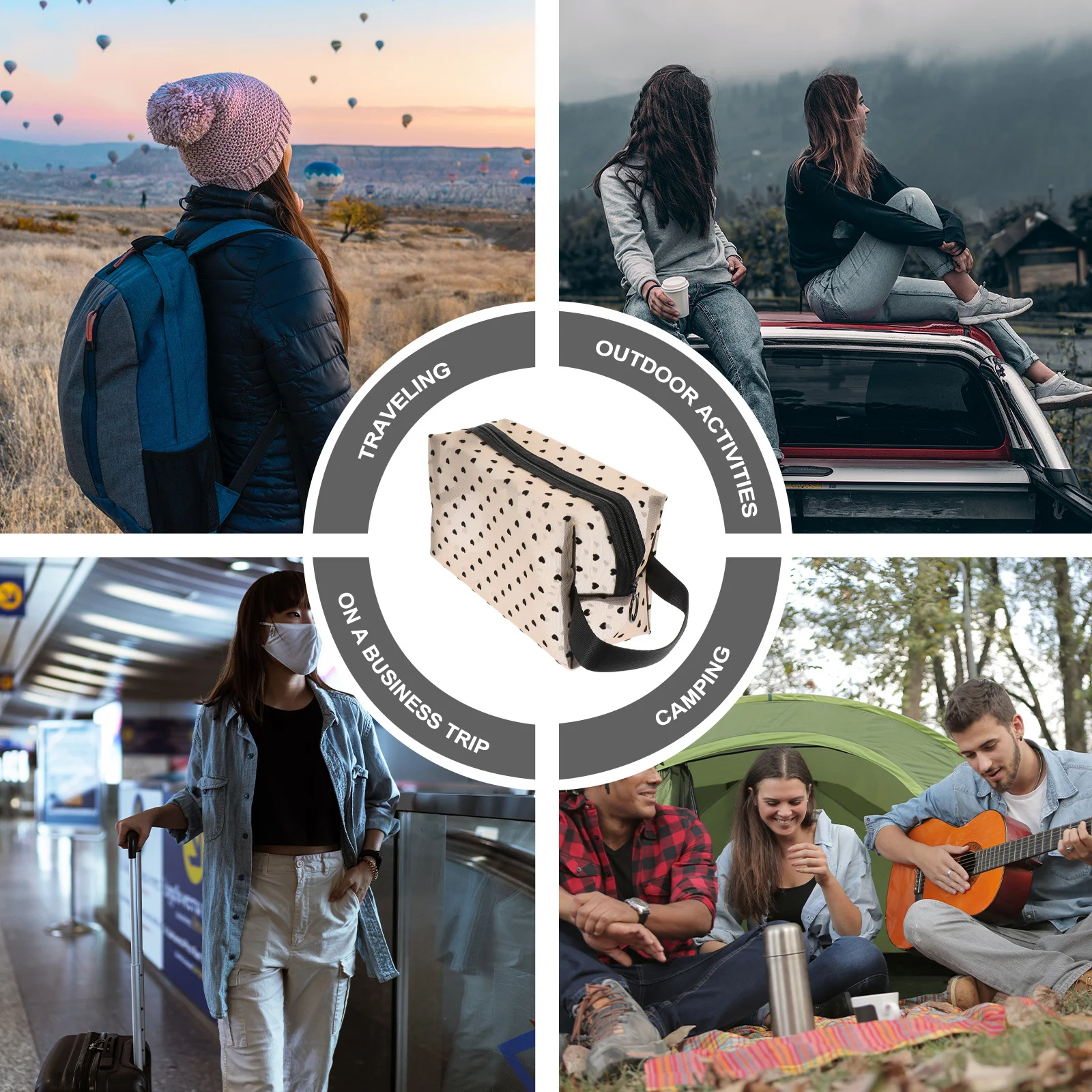 1Pcs Makeup Bag Portable Storage Organizer Lightweight Pouch for Travel Outdoor Activities Toiletries Toiletry
1Pcs Makeup Bag Portable Storage Organizer Lightweight Pouch for Travel Outdoor Activities Toiletries Toiletry