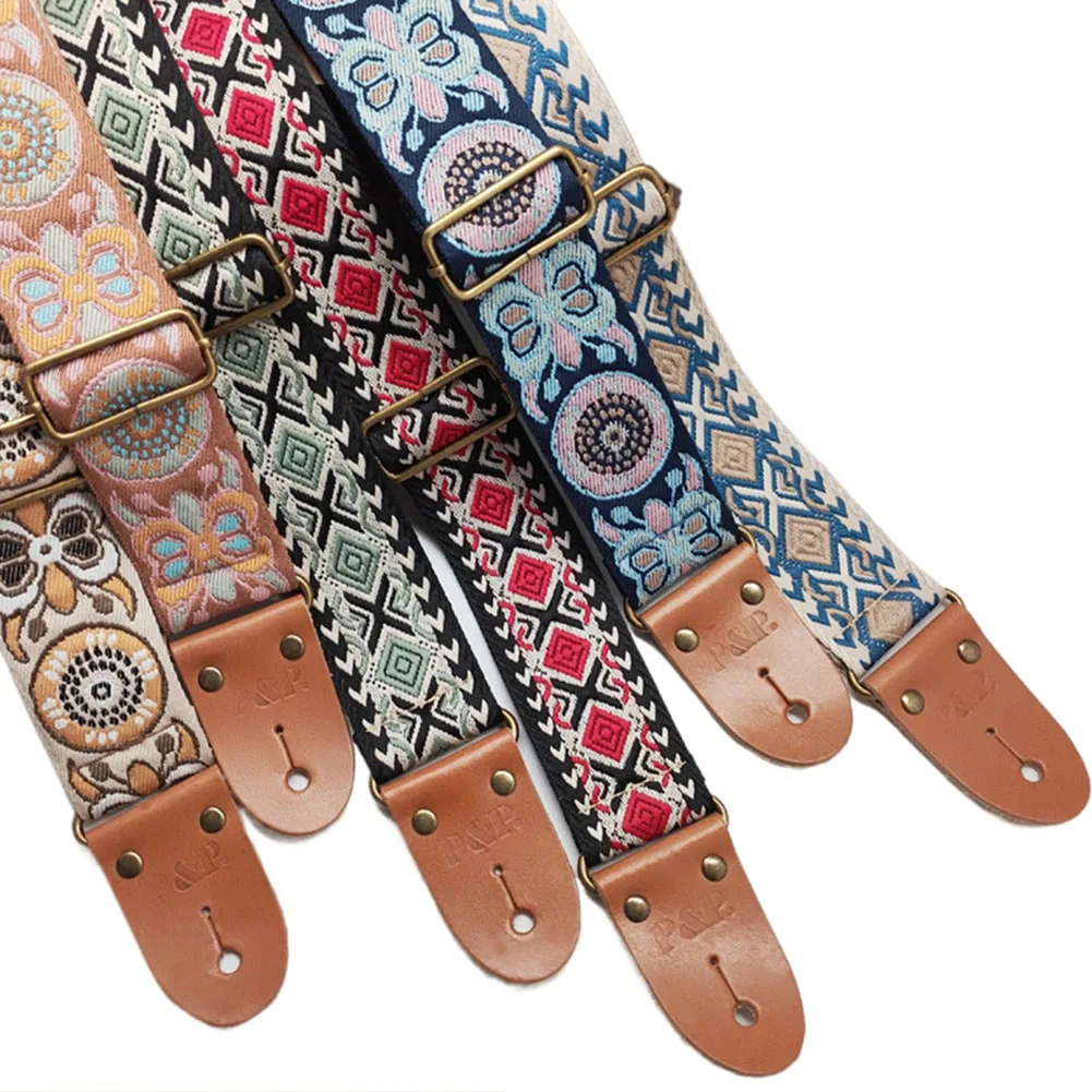 Регулируемый мягкий гитарный ремень с яркими вышитыми узорами подходит для акустических и электрогитар (разноцветный)
Регулируемый мягкий гитарный ремень с яркими вышитыми узорами подходит для акустических и электрогитар (разноцветный)