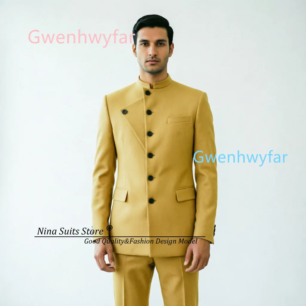 G&N 2026 Autumn New African Casual Suit including Outerwear and Pants set, Elite Men's Business Suit, Party Men Suit Gold Yellow
G&N 2026 Autumn New African Casual Suit including Outerwear and Pants set, Elite Men's Business Suit, Party Men Suit Gold Yellow