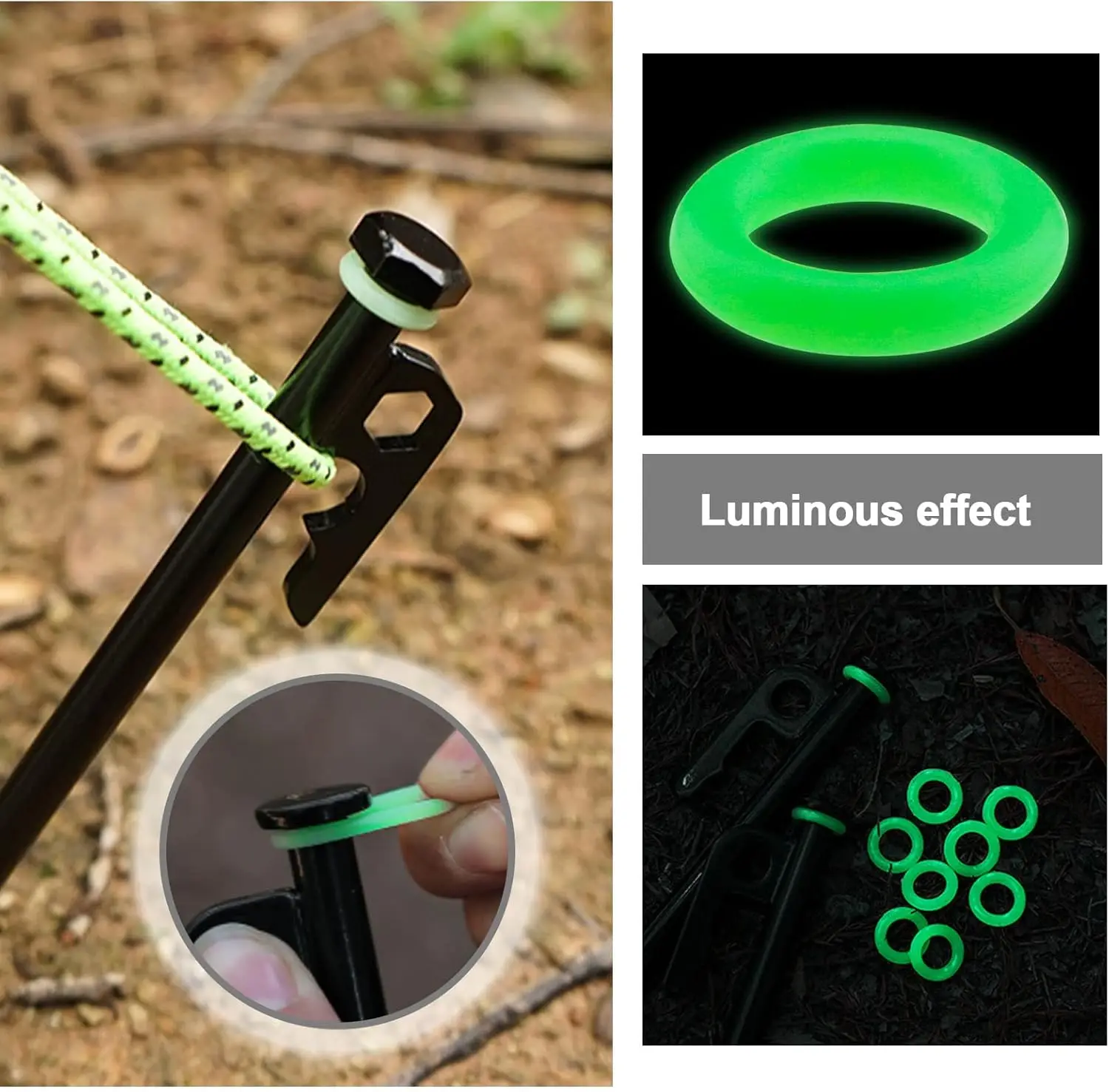 Уличный колышек для палатки, светящийся в темноте, силиконовый зеленый, кольца для рыбалки, кемпинга, колышки для палатки, аксессуары для ночного предупреждения
Уличный колышек для палатки, светящийся в темноте, силиконовый зеленый, кольца для рыбалки, кемпинга, колышки для палатки, аксессуары для ночного предупреждения