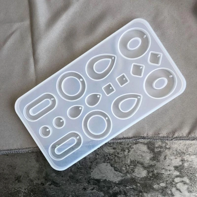 JU06 Handmade DIY Earrings Silicone Mold Eardrops Danglers UV Crystal Resin Epoxy Mold DIY Art Crafts Ear Studs Casting Mold
JU06 Handmade DIY Earrings Silicone Mold Eardrops Danglers UV Crystal Resin Epoxy Mold DIY Art Crafts Ear Studs Casting Mold