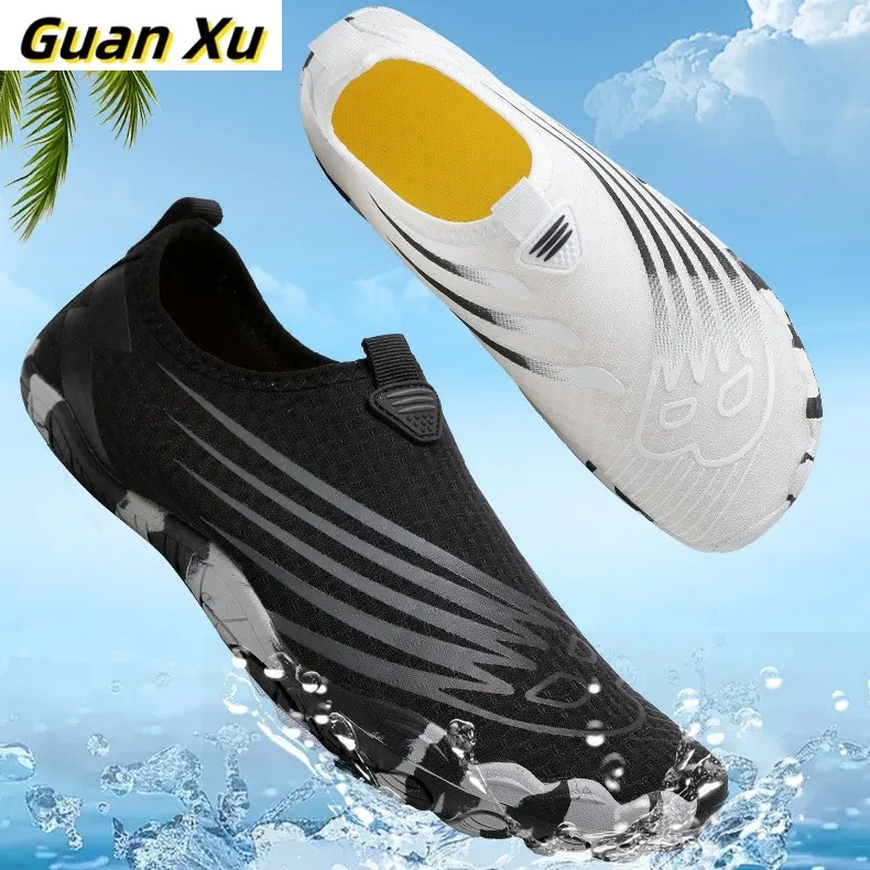 новая пляжная обувь, обувь для прогулок, нескользящая и устойчивая к порезам дышащая спинка, быстросохнущая обувь для плавания на мягкой подошве
новая пляжная обувь, обувь для прогулок, нескользящая и устойчивая к порезам дышащая спинка, быстросохнущая обувь для плавания на мягкой подошве