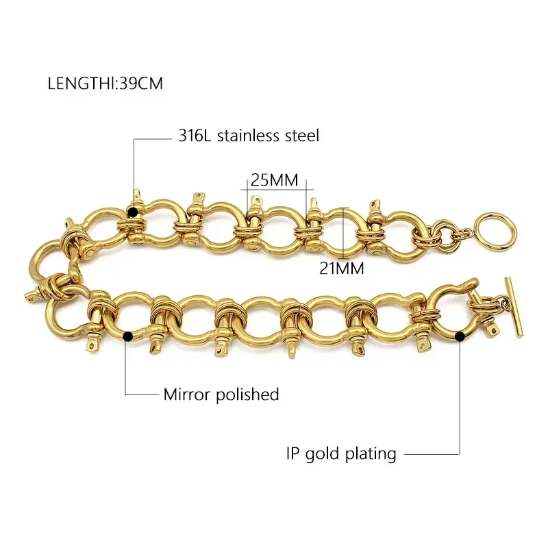 New Fashion Horseshoe buckle necklaces Satinless steel Necklace Unique Female Choke Jewelry Gifts Necklaces collares 2025
New Fashion Horseshoe buckle necklaces Satinless steel Necklace Unique Female Choke Jewelry Gifts Necklaces collares 2025