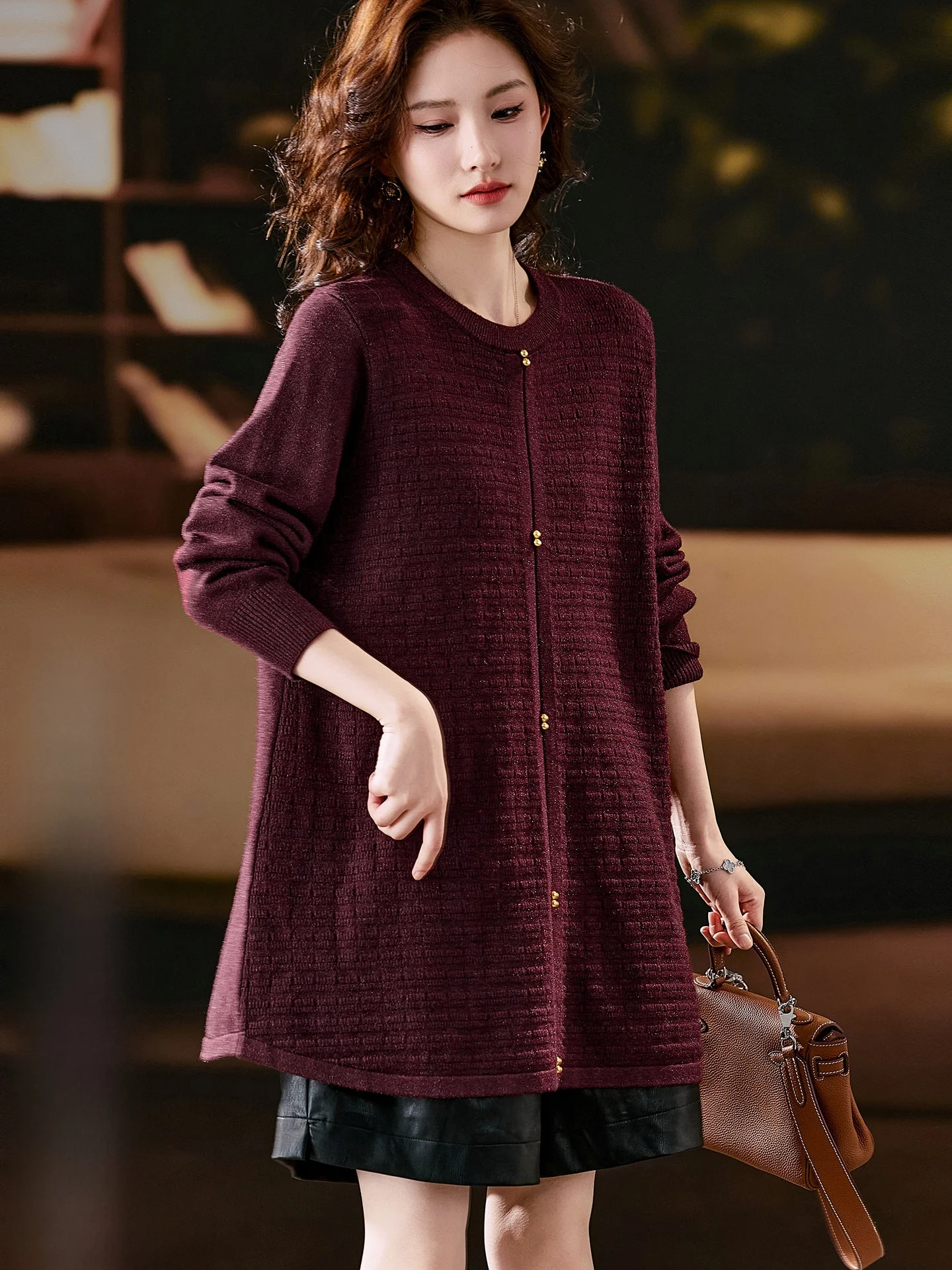 Ele Long Knitted Sweater Women's Winter plus Size Loose Top Street Sle round Ne Pullover Fce Warm Floral Embroidery
Ele Long Knitted Sweater Women's Winter plus Size Loose Top Street Sle round Ne Pullover Fce Warm Floral Embroidery