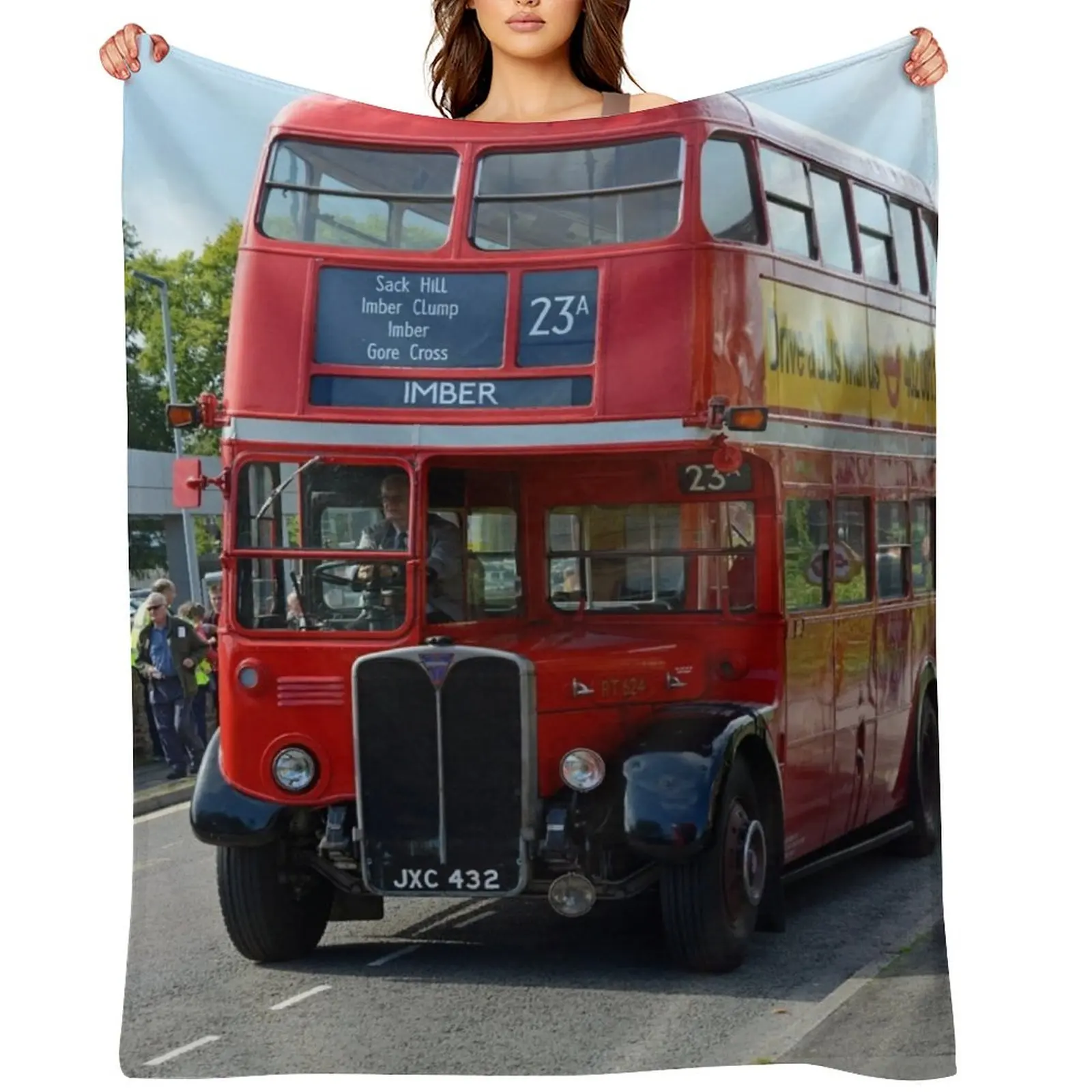 Vintage AEC London bus at Imber Throw Blanket Weighted Thins Plush Cute Plaid Blankets
Vintage AEC London bus at Imber Throw Blanket Weighted Thins Plush Cute Plaid Blankets