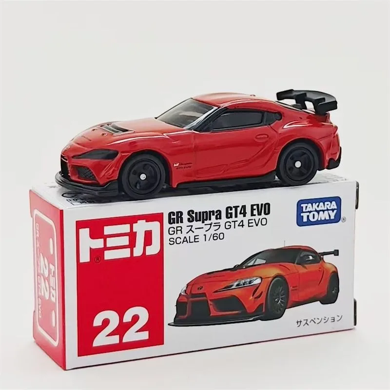 TAKARA TOMY Tomica No.22 Toyota Supra Red Sports Car Model GT4 EVO Non-Remote Control Toy for Boys Ideal Gift
TAKARA TOMY Tomica No.22 Toyota Supra Red Sports Car Model GT4 EVO Non-Remote Control Toy for Boys Ideal Gift