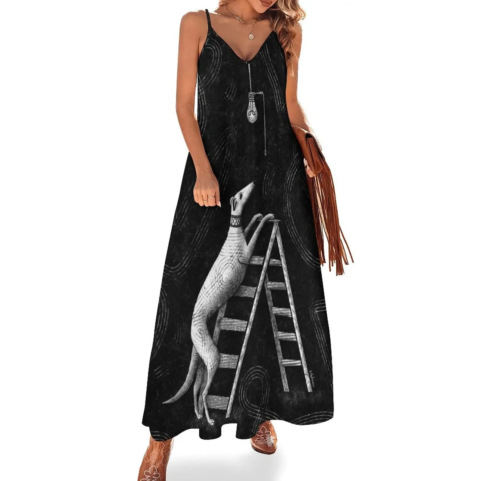 Dark greyhound ink dark design Sleeveless Dress summer dresses ladies dresses for women 2025 Dress
Dark greyhound ink dark design Sleeveless Dress summer dresses ladies dresses for women 2025 Dress