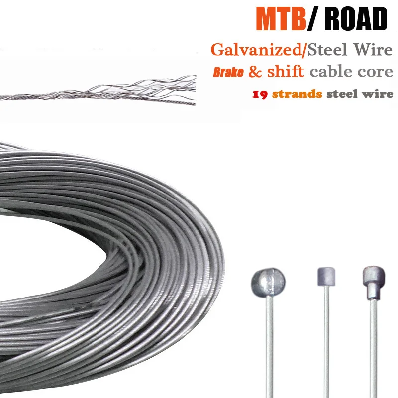 Bicycle Shift & Brake Cable, Derailleur ,Galvanized steel Inner Core , 900/1100/1800/2050/2500mm MTB Road Bike Parts
Bicycle Shift & Brake Cable, Derailleur ,Galvanized steel Inner Core , 900/1100/1800/2050/2500mm MTB Road Bike Parts