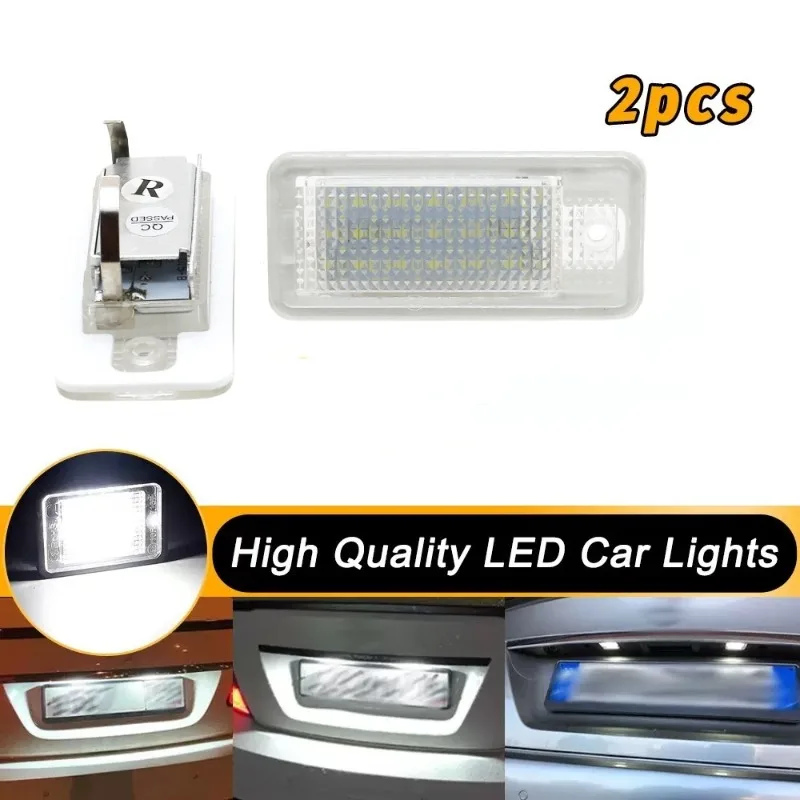 LED Car License Plate Light Fit for Audi A3 A4 A6 A8 B6 B7 Q7 (4L) 2007-up LED Tag Lights LED Beads License Number Plate Lamp
LED Car License Plate Light Fit for Audi A3 A4 A6 A8 B6 B7 Q7 (4L) 2007-up LED Tag Lights LED Beads License Number Plate Lamp