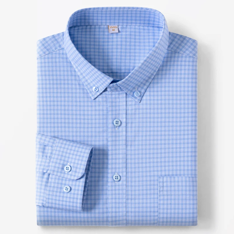 Hight quality 80%cotton houndstooth long sleeve shirts for men slim fit casual Modal tops single pocket plaid elegant clothes
Hight quality 80%cotton houndstooth long sleeve shirts for men slim fit casual Modal tops single pocket plaid elegant clothes