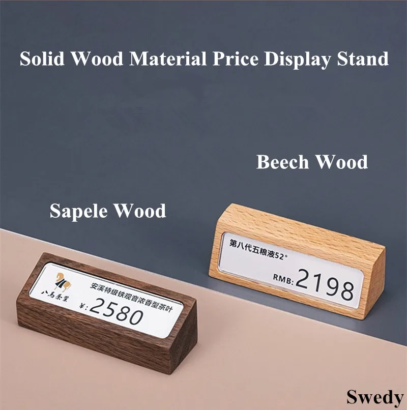 68x18mm Mini Wood Price Label Paper Holder Tags Sign Card And Ticket Holder Display Stand
68x18mm Mini Wood Price Label Paper Holder Tags Sign Card And Ticket Holder Display Stand