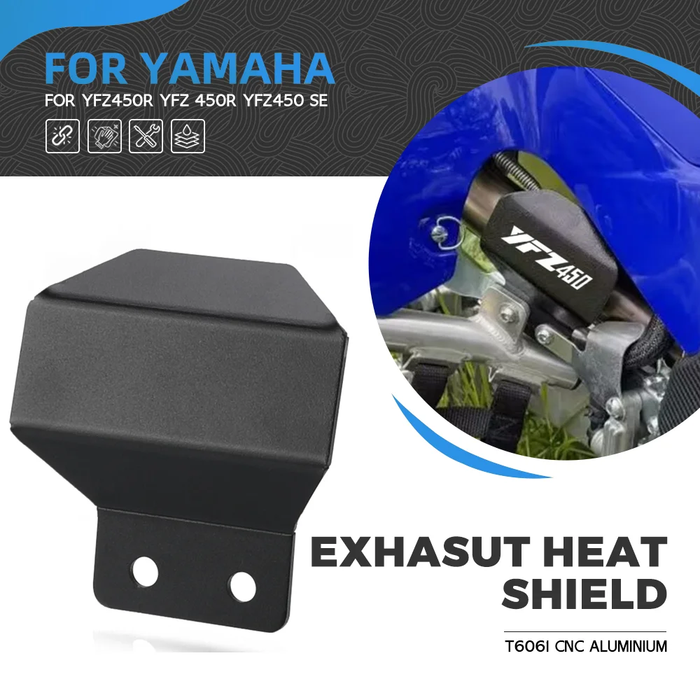 For Yamaha YFZ450R YFZ 450R YFZ450 SE 2014-2019 2020 2021 2022 2023 Exhaust Muffler Mid Pipe Heat Shield Protection Guard Cover
For Yamaha YFZ450R YFZ 450R YFZ450 SE 2014-2019 2020 2021 2022 2023 Exhaust Muffler Mid Pipe Heat Shield Protection Guard Cover