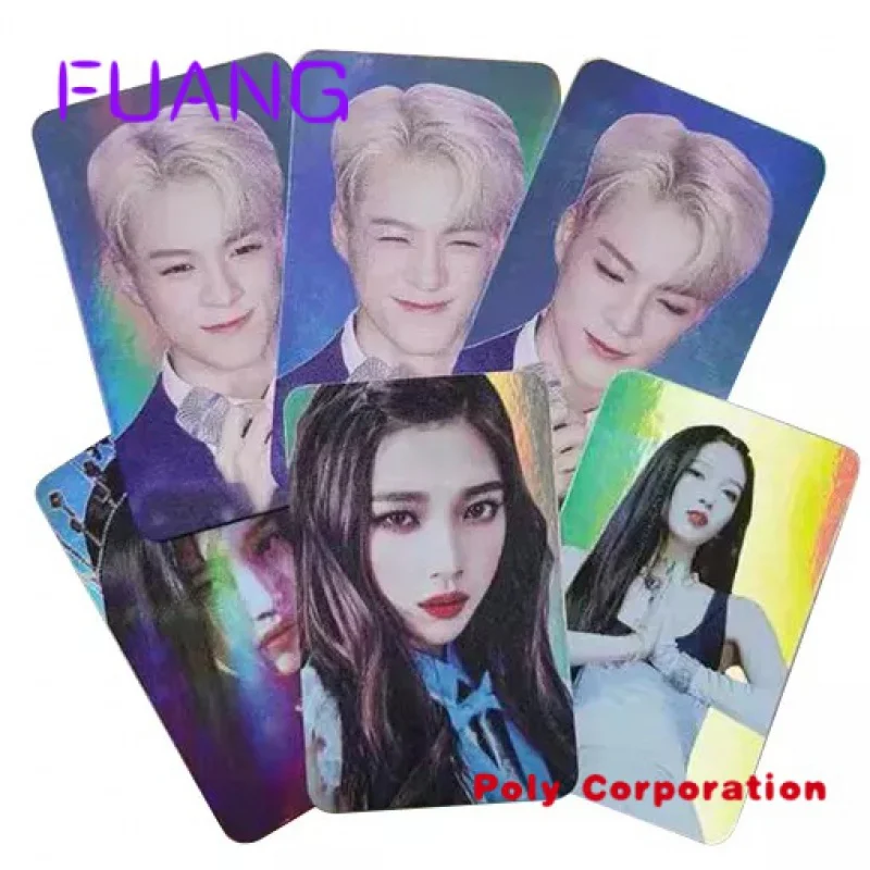 Custom Factory Wholesale High quality Custom dantan double sided color postcard kpop holographic Kpop photocards Lomo Card
Custom Factory Wholesale High quality Custom dantan double sided color postcard kpop holographic Kpop photocards Lomo Card