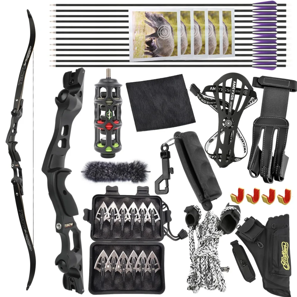 Recurve Bow Set 35Ibs ILF Interface Limb Aluminum Alloy 19inch Bow Handle Versatile Hunting Archery Training Practice Outdoor
Recurve Bow Set 35Ibs ILF Interface Limb Aluminum Alloy 19inch Bow Handle Versatile Hunting Archery Training Practice Outdoor