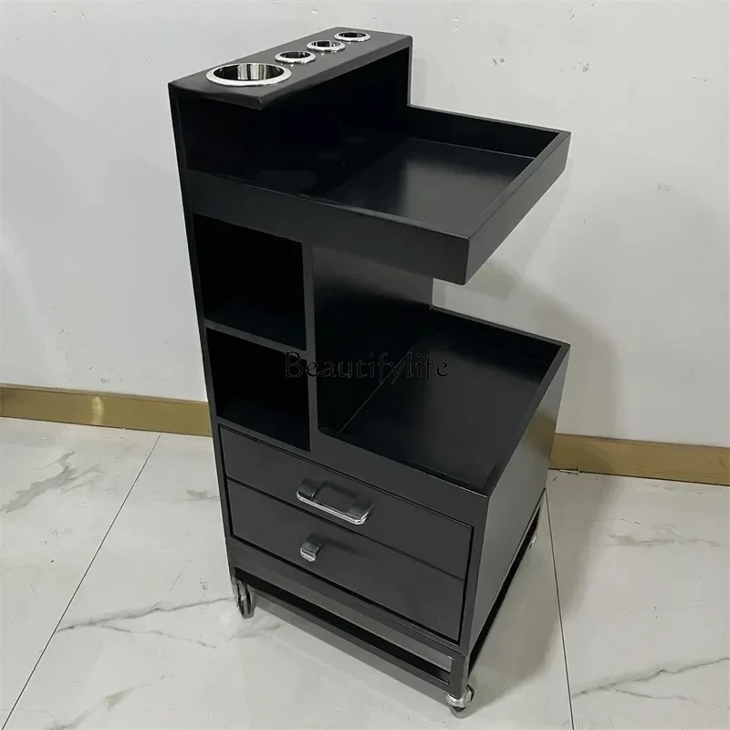 Barber Shop Board Tool Cart Salon Equipment Furniture Beauty Salon Special Rack Hair Stylist Storage Trolley with Wheels
Barber Shop Board Tool Cart Salon Equipment Furniture Beauty Salon Special Rack Hair Stylist Storage Trolley with Wheels