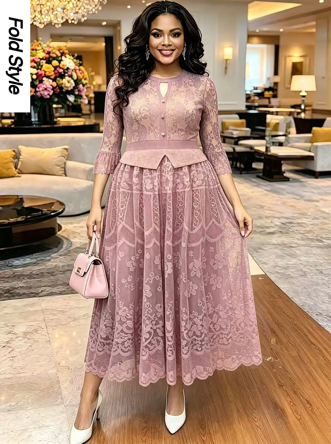 2026 Miyake New Pleated Dress Elegant Commuting Solid Color Lace High-end Temperament Women's Clothing
2026 Miyake New Pleated Dress Elegant Commuting Solid Color Lace High-end Temperament Women's Clothing