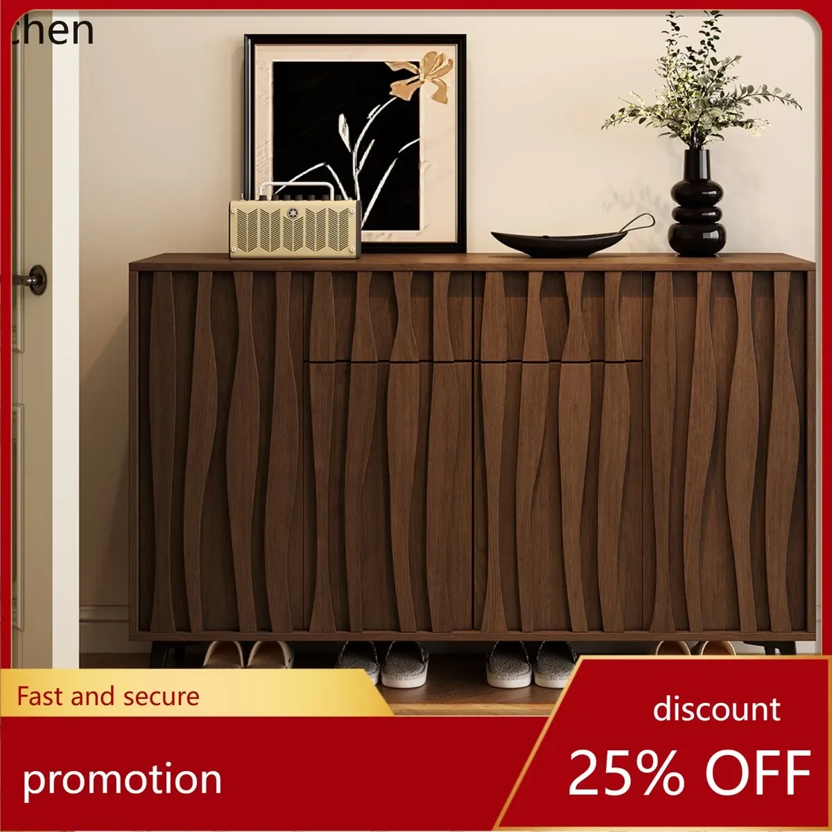 HXL Shoe Cabinet Home Solid Wood Entrance Wall-Mounted Storage Cabinet Integrated Shoe Rack
HXL Shoe Cabinet Home Solid Wood Entrance Wall-Mounted Storage Cabinet Integrated Shoe Rack