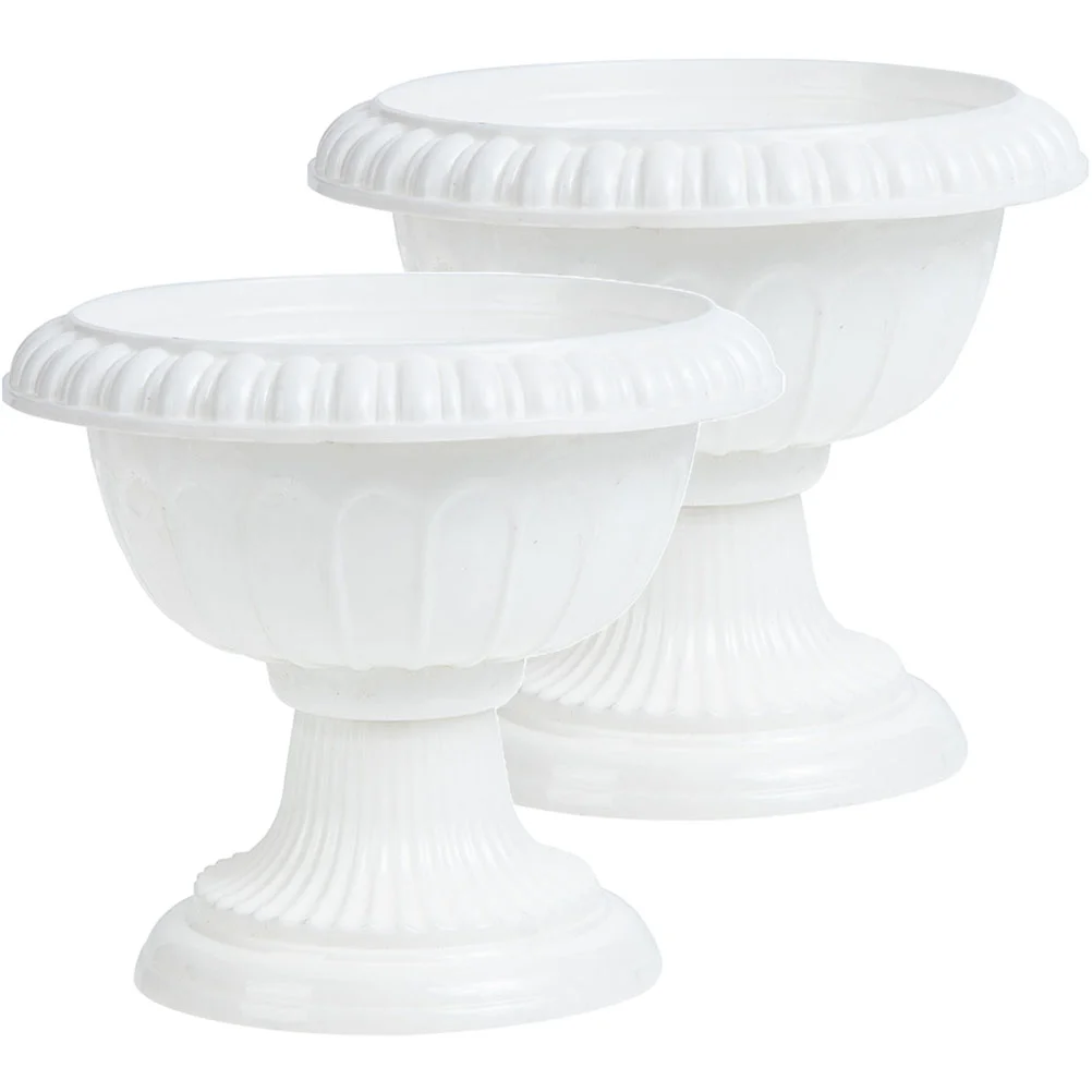 2 Pcs Wedding Planter Flower Pot Outdoor Ornaments Plastic Flowerpot Mushroom Decor
2 Pcs Wedding Planter Flower Pot Outdoor Ornaments Plastic Flowerpot Mushroom Decor