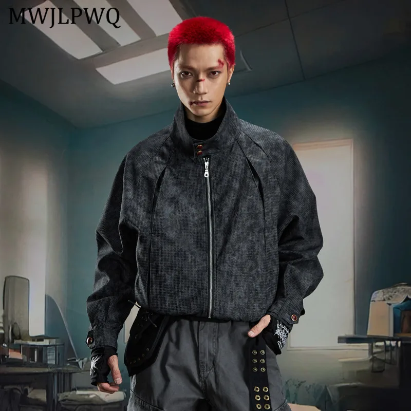 MWJLPWQ Niche Dirty Dye Washed Stand Collar Jacket For Men Stand Collar Streetwear Hiphop Autumn Women Casual Loose Tops 11497
MWJLPWQ Niche Dirty Dye Washed Stand Collar Jacket For Men Stand Collar Streetwear Hiphop Autumn Women Casual Loose Tops 11497