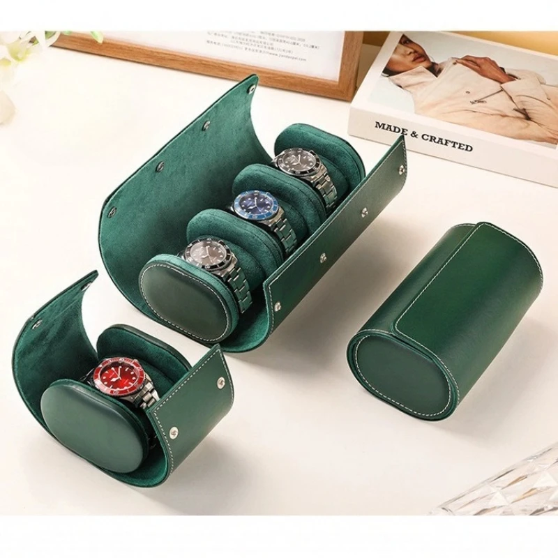 Portable Leather Watch Case Roll 1 2 3 slots Watch Storage Box Travel Clock Holder Shockproof Surprise Box Gift Packing
Portable Leather Watch Case Roll 1 2 3 slots Watch Storage Box Travel Clock Holder Shockproof Surprise Box Gift Packing