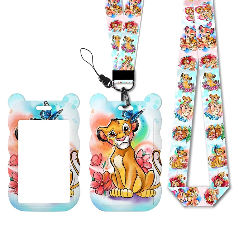Disney The Lion King Simba Designs Lanyards Id Badge Holder Strap Work Card Bus Access Card Holder Keychains Accessories
Disney The Lion King Simba Designs Lanyards Id Badge Holder Strap Work Card Bus Access Card Holder Keychains Accessories