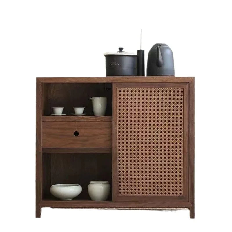 New Chinese-style solid wood coffee table, tea side mobile household elm integrated table side cabinet
New Chinese-style solid wood coffee table, tea side mobile household elm integrated table side cabinet