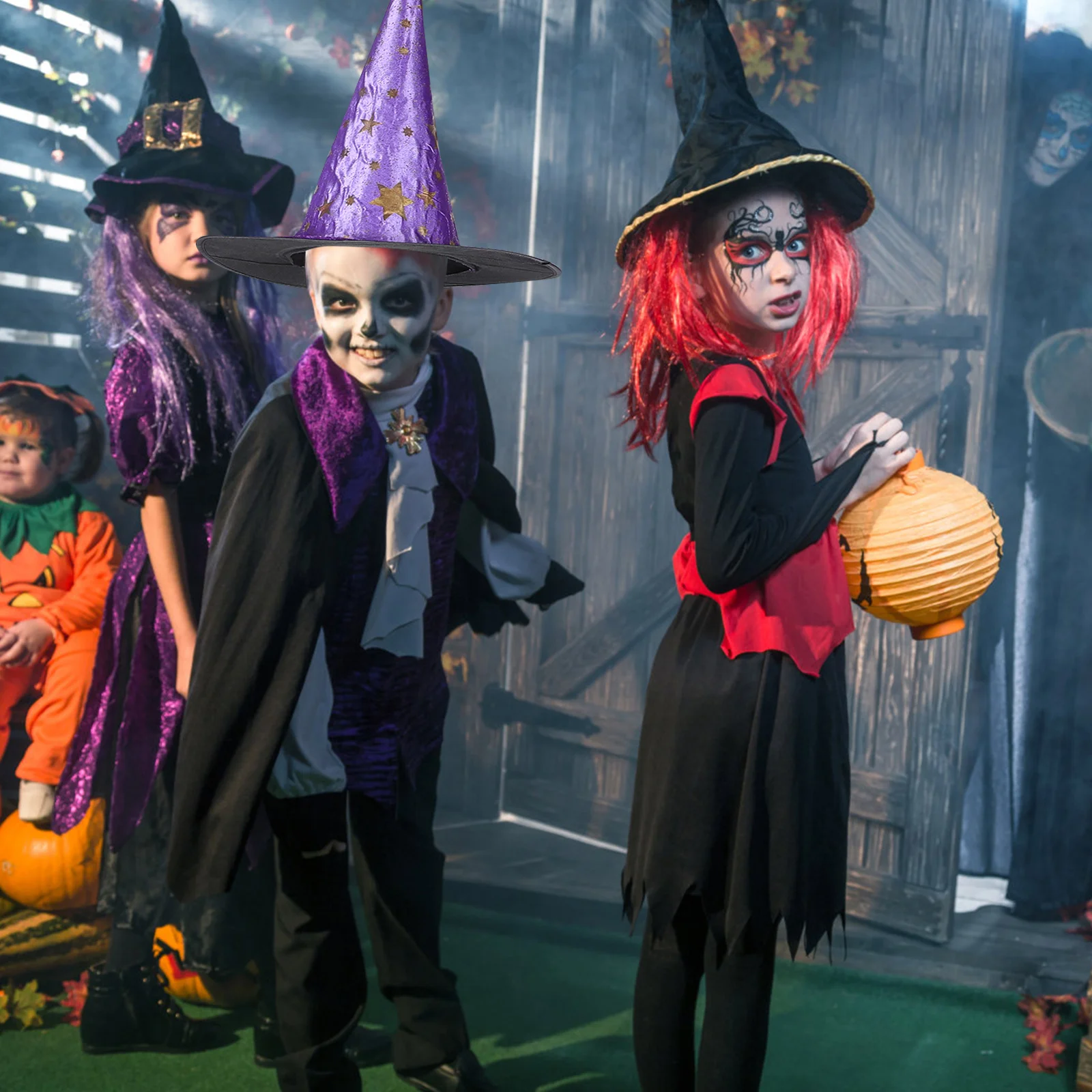 1Set Cosplay Kids Cape Wizard Hat Delicate Workmanship Safe Comfortable Special Remarkable Dress Up Decor Wizard Hat
1Set Cosplay Kids Cape Wizard Hat Delicate Workmanship Safe Comfortable Special Remarkable Dress Up Decor Wizard Hat