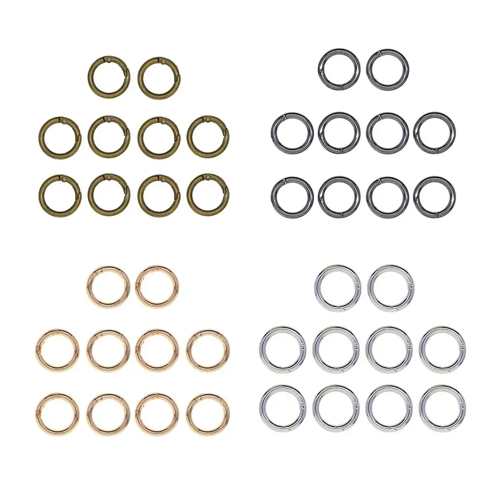 Updated Heavy Duty Spring Clip Round Carabiner Keyring Accessory for Handbags and Key Fobs
Updated Heavy Duty Spring Clip Round Carabiner Keyring Accessory for Handbags and Key Fobs