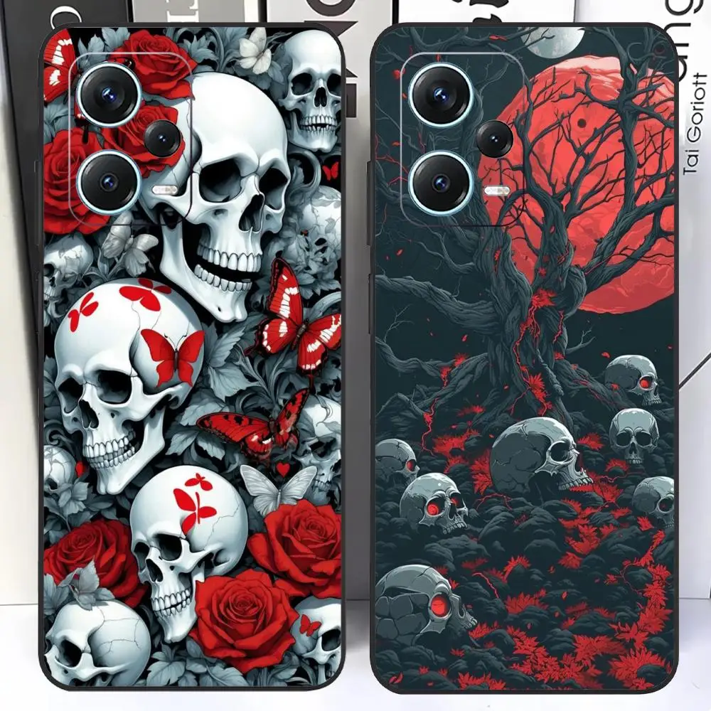 Horror Skeleton Phone Case For Redmi Note 13 Pro Plus 12 11 A3X A1 A2 13C 12C Black Cases
Horror Skeleton Phone Case For Redmi Note 13 Pro Plus 12 11 A3X A1 A2 13C 12C Black Cases