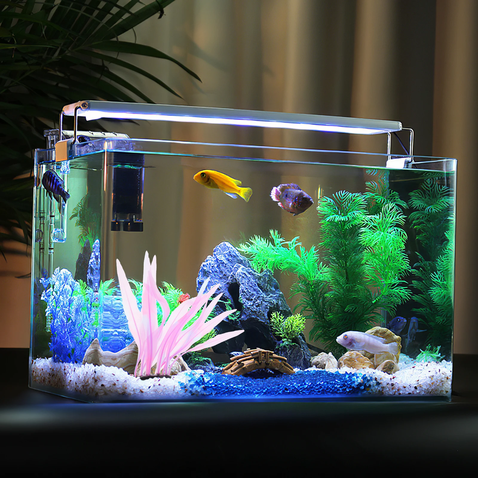 Realistic Aquarium Silicone Fake Tank Decorations Water Plants For Tropical Fish Tanks Durable Fading Resistant Underwater
Realistic Aquarium Silicone Fake Tank Decorations Water Plants For Tropical Fish Tanks Durable Fading Resistant Underwater