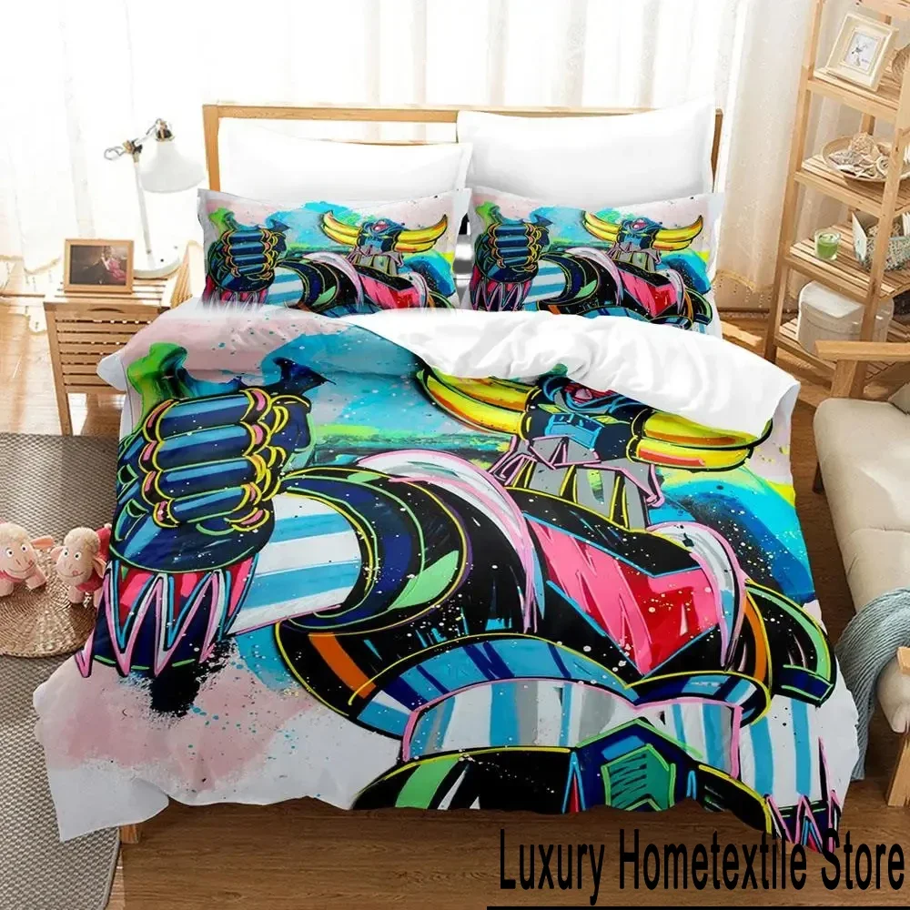 3D Print Mechanical Goldorak Bedding Set Duvet Cover Bed Set Quilt Cover Pillowcase Comforter king Queen Size Boys Adult
3D Print Mechanical Goldorak Bedding Set Duvet Cover Bed Set Quilt Cover Pillowcase Comforter king Queen Size Boys Adult