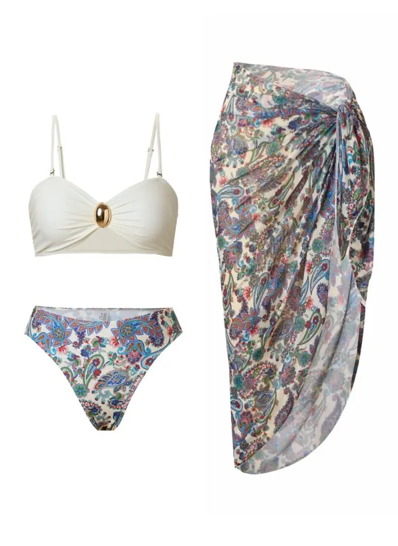2025 Women's 3-Piece Printed Bikini Set Sexy Skirt Cover-Up Summer Maxi Long Skirt See Through Floral Swimsuit Three Piece Suit
2025 Women's 3-Piece Printed Bikini Set Sexy Skirt Cover-Up Summer Maxi Long Skirt See Through Floral Swimsuit Three Piece Suit