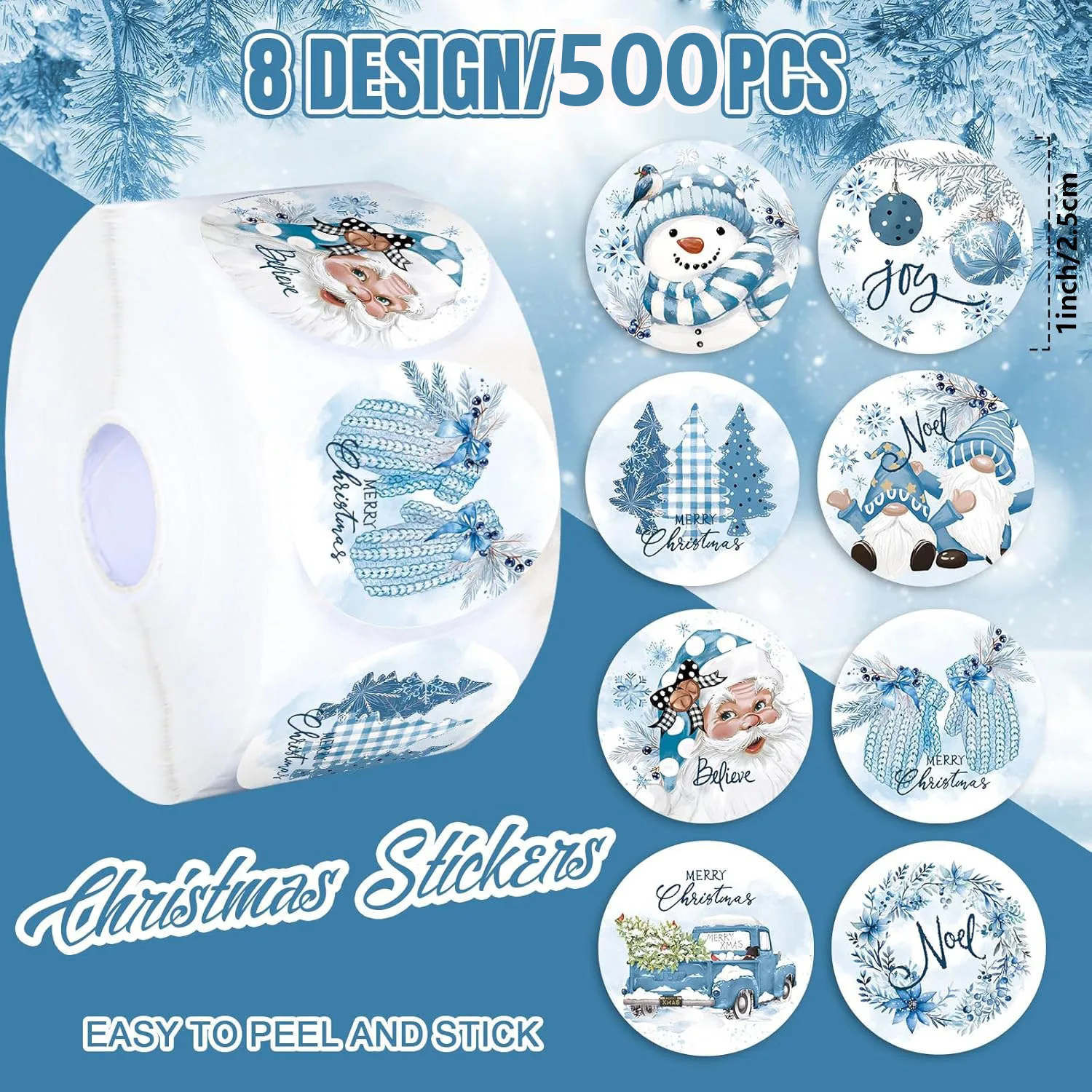 100-500pcs Blue Christmas Snowman Sticker Stickers Party Christmas Gift Wrapping Label Scrapbook Rewards Stationery Stickers
100-500pcs Blue Christmas Snowman Sticker Stickers Party Christmas Gift Wrapping Label Scrapbook Rewards Stationery Stickers