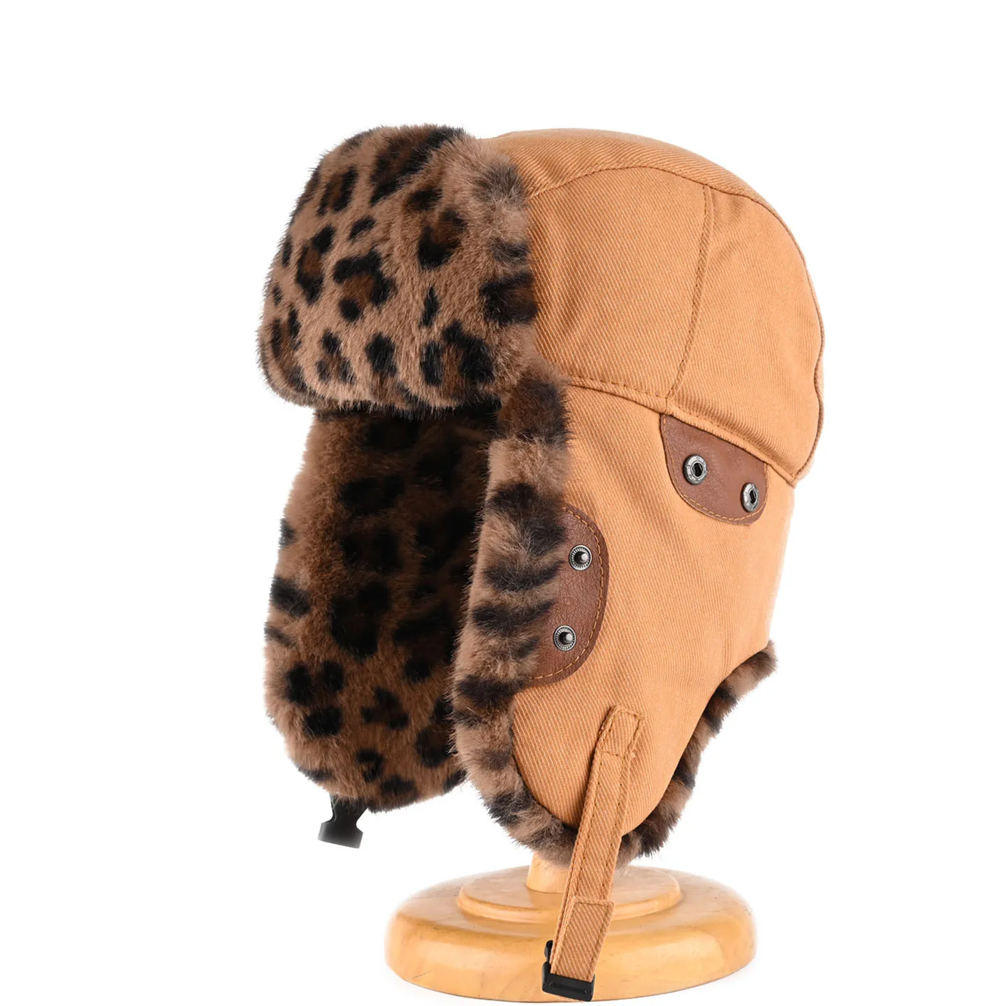 winter hats with earflaps thickened plush lining bomber hats for women and men leopard print faux fur winter caps
winter hats with earflaps thickened plush lining bomber hats for women and men leopard print faux fur winter caps