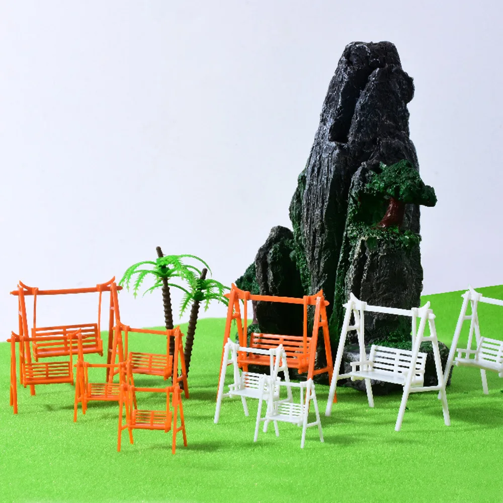 5Pcs DIY Sand Table Model House Material Scale 1:100 Outdoor Garden Miniature Landscape Swing Chair Model Garden Swing
5Pcs DIY Sand Table Model House Material Scale 1:100 Outdoor Garden Miniature Landscape Swing Chair Model Garden Swing