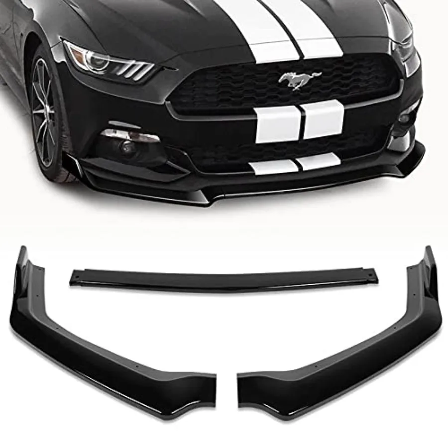 PU/515/PBK Painted Black GT-Style Front Bumper Body Kit Splitter Lip 3PCS Compatible with 2018-2020 Mus Tang
PU/515/PBK Painted Black GT-Style Front Bumper Body Kit Splitter Lip 3PCS Compatible with 2018-2020 Mus Tang