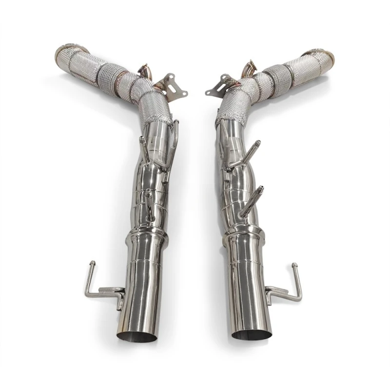 Insulated exhaust downspout suitable for Ferrari SF90 3.9T V8 2019-2023 car exhaust system
Insulated exhaust downspout suitable for Ferrari SF90 3.9T V8 2019-2023 car exhaust system