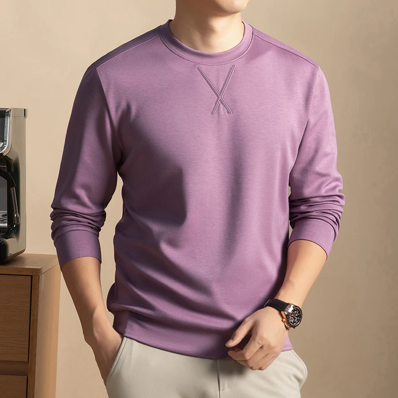 Men's Long Sleeved Autumn New Craft Hoodie Business Casual Elastic Round Neck Pullover Men's Clothing
Men's Long Sleeved Autumn New Craft Hoodie Business Casual Elastic Round Neck Pullover Men's Clothing